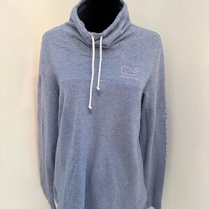 Vineyard Vines Light Blue Cowl Neck Hoodie